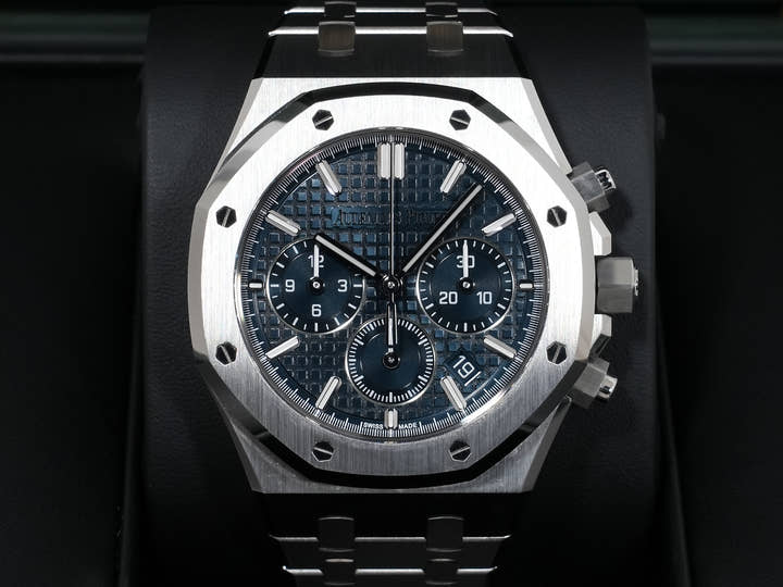オーデマピゲ ロイヤルオーク クロノグラフ Ref.26715ST.OO.1356ST.01 ステンレススチール ナイトブルー文字盤