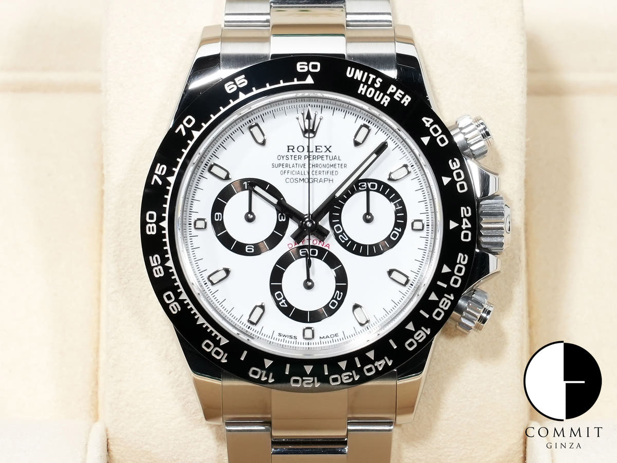 ロレックス デイトナ Ref.116500LN ステンレススチール ホワイト文字盤
