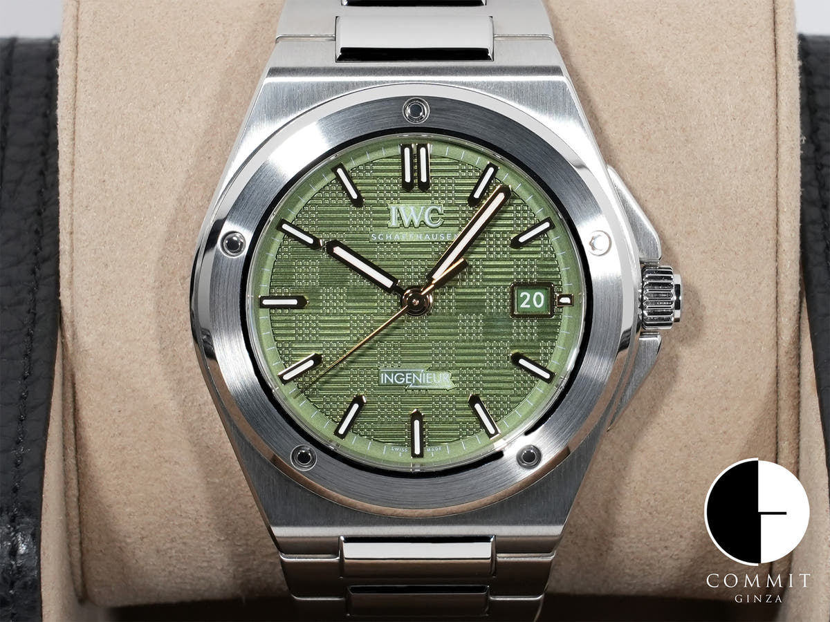 IWC インヂュニア オートマティック 40 Ref.IW328908 SS グリーン文字盤 未使用 y4wn8w2k