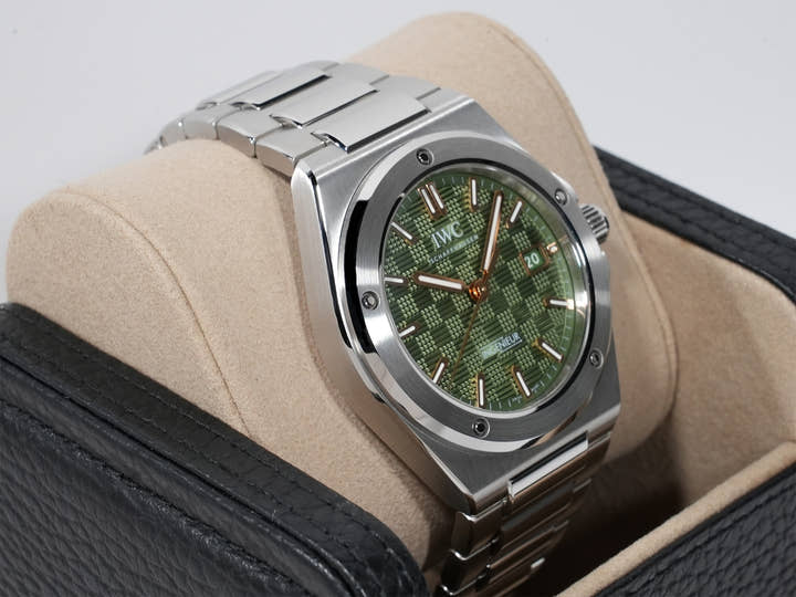 IWC インヂュニア オートマティック 40 Ref.IW328908 SS グリーン文字盤 未使用 y4wn8w2k