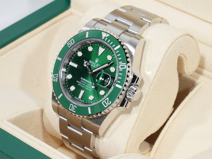ロレックス サブマリーナー デイト Ref.116610LV ステンレススチール グリーン文字盤