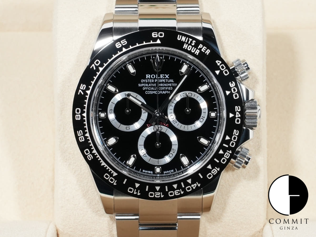 ロレックス デイトナ Ref.116500LN ステンレススチール ブラック文字盤