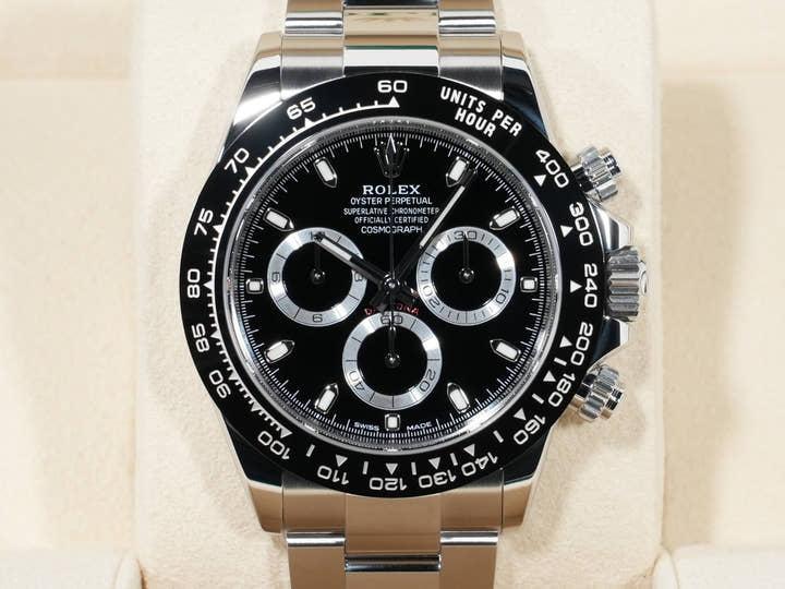 ロレックス デイトナ Ref.116500LN ステンレススチール ブラック文字盤