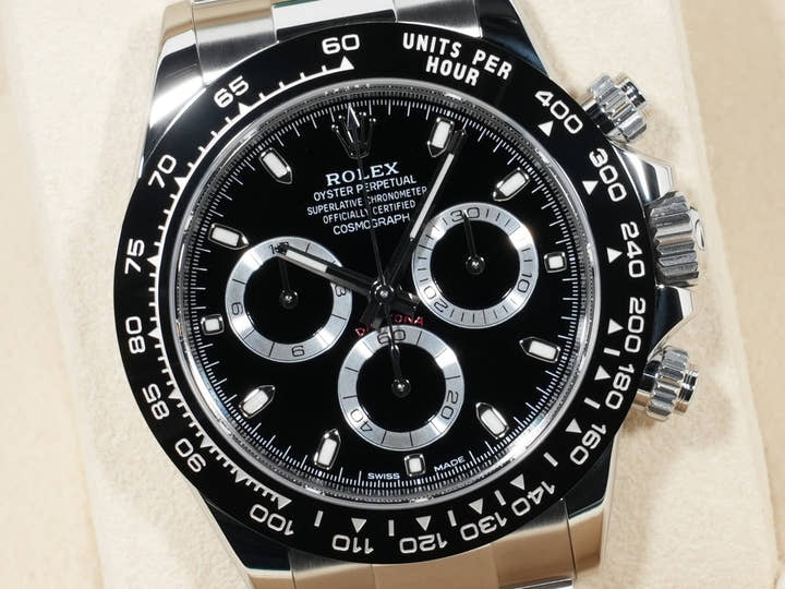 ロレックス デイトナ Ref.116500LN ステンレススチール ブラック文字盤