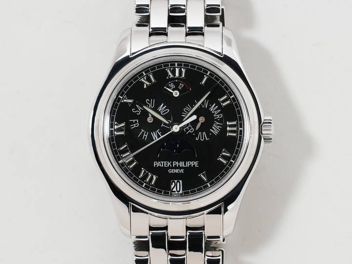 Patek Philippe Annual Calendar Moon Phase Ref. 5036/1G-013 White Gold Black Dial, Excellent Condition ywuysj6c