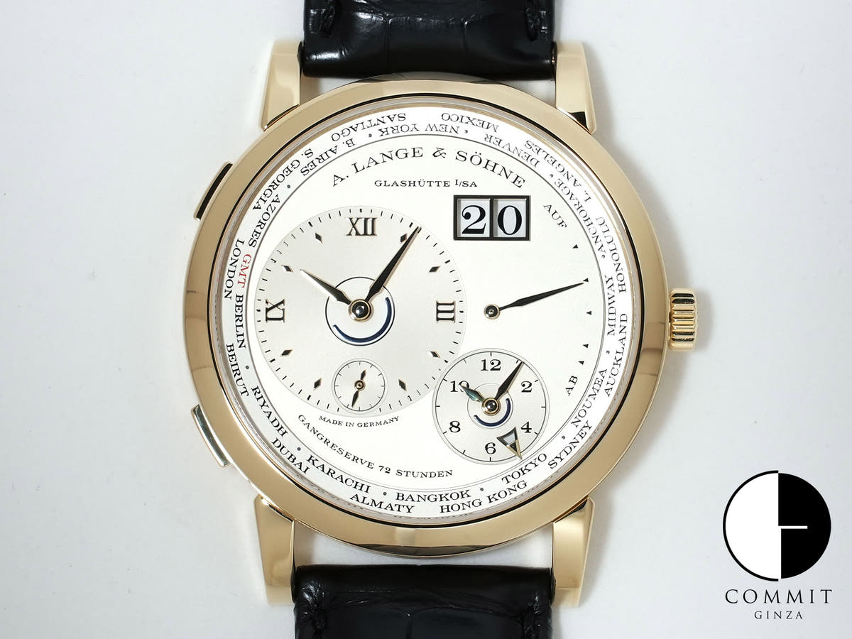 A.ランゲ&ゾーネ ランゲ1 タイムゾーン Ref.136.021 18KYG シルバー文字盤 美品 awt7yecy