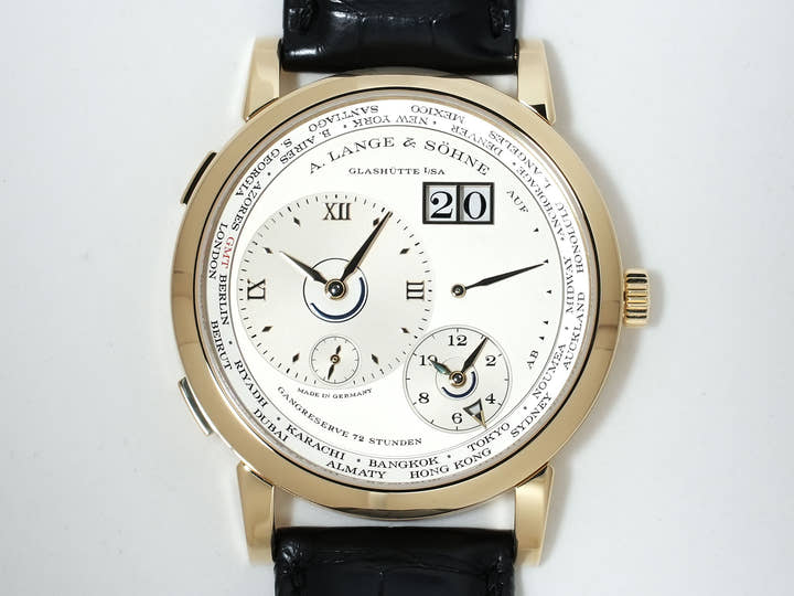 A.ランゲ&ゾーネ ランゲ1 タイムゾーン Ref.136.021 18KYG シルバー文字盤 美品 awt7yecy