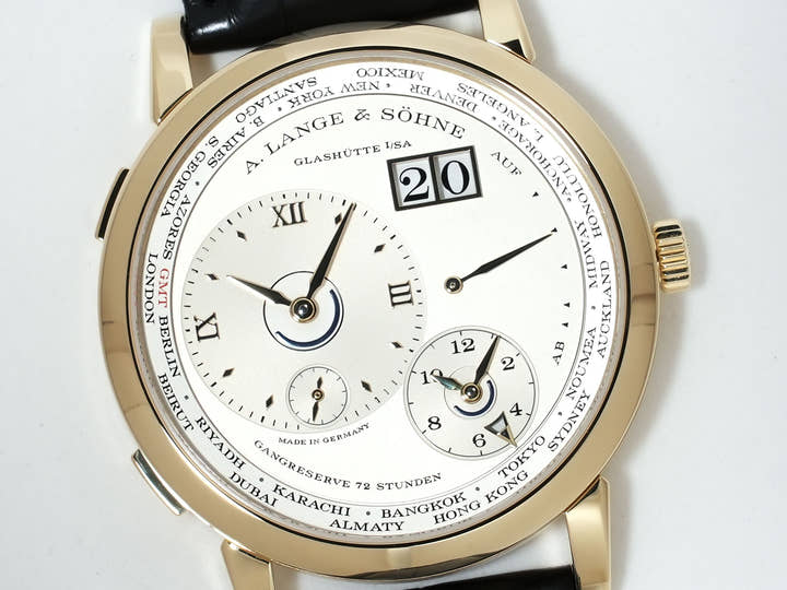 A.ランゲ&ゾーネ ランゲ1 タイムゾーン Ref.136.021 18KYG シルバー文字盤 美品 awt7yecy