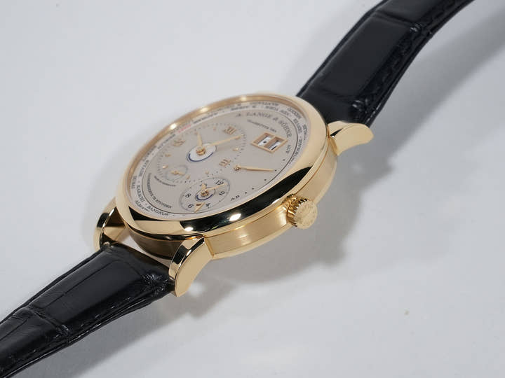 A.ランゲ&ゾーネ ランゲ1 タイムゾーン Ref.136.021 18KYG シルバー文字盤 美品 awt7yecy