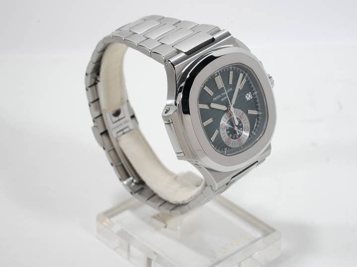 パテックフィリップ ノーチラス クロノグラフ Ref.5980/1A-001 ステンレススチール ブルー文字盤