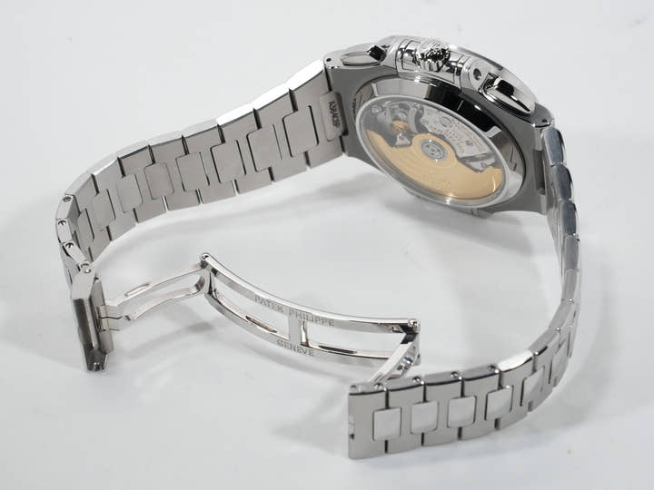 パテックフィリップ ノーチラス クロノグラフ Ref.5980/1A-001 ステンレススチール ブルー文字盤