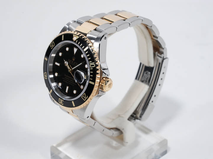 ロレックス サブマリーナー デイト Ref.16613LN ステンレススチール/イエローゴールド ブラック文字盤