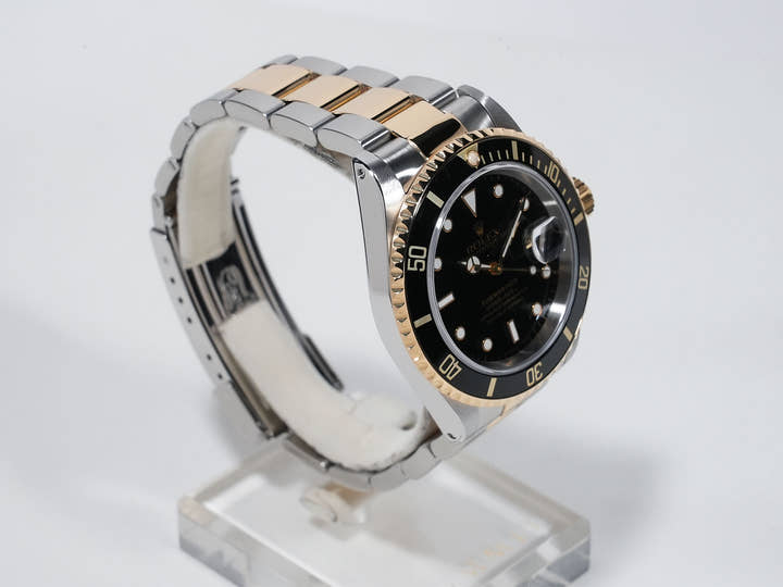 ロレックス サブマリーナー デイト Ref.16613LN ステンレススチール/イエローゴールド ブラック文字盤