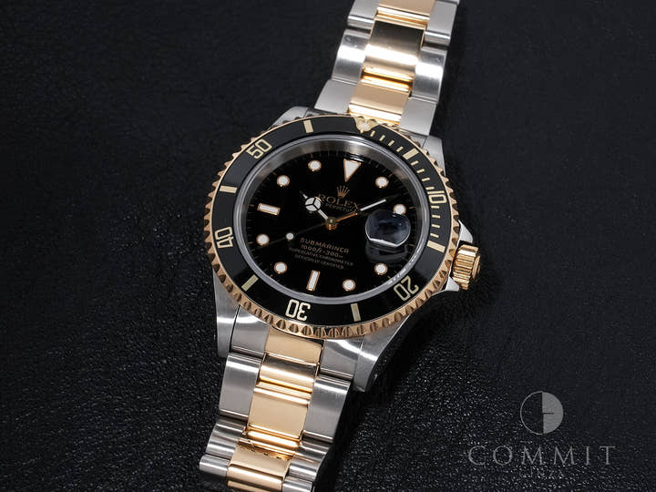 ロレックス サブマリーナー デイト Ref.16613LN ステンレススチール/イエローゴールド ブラック文字盤