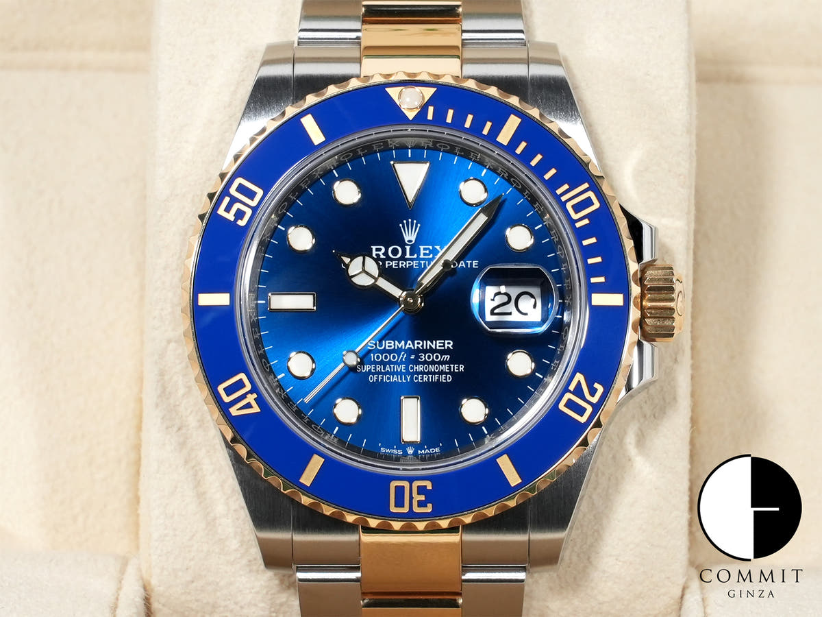 ロレックス サブマリーナー デイト Ref.126613LB ステンレススチール/イエローゴールド ブルー文字盤