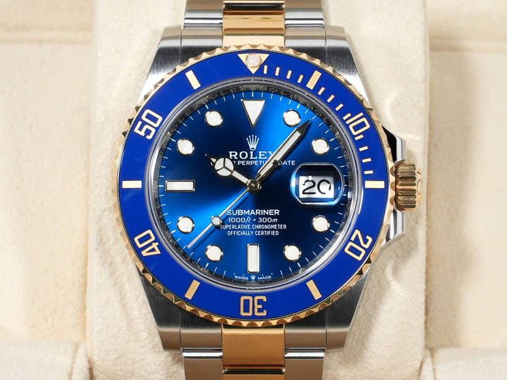 ロレックス サブマリーナー デイト Ref.126613LB ステンレススチール/イエローゴールド ブルー文字盤