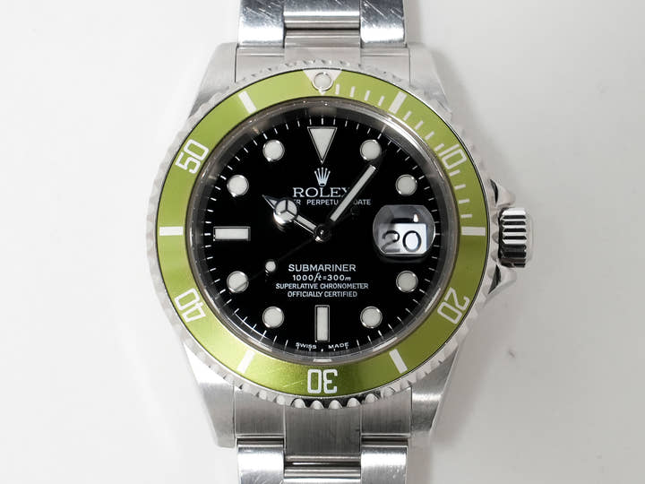 ロレックス サブマリーナー デイト Ref.16610LV ステンレススチール ブラック文字盤 中古 yco8aikf