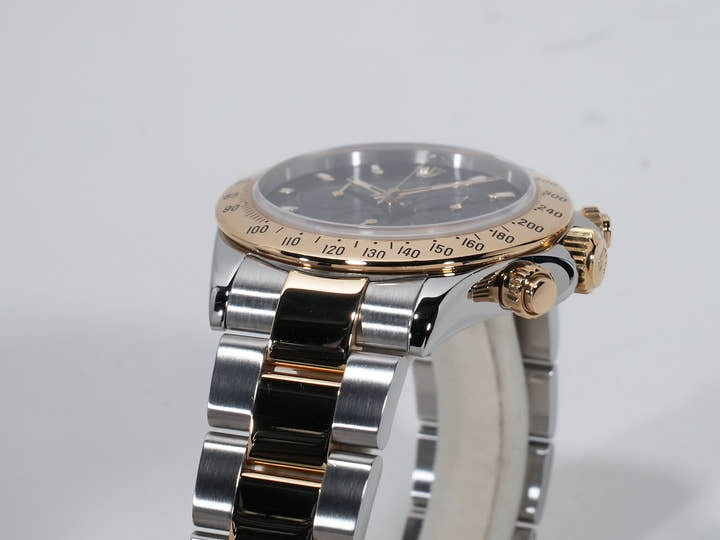 Rolex Daytona Ref. 116523 Stainless Steel/Yellow Gold Black Dial