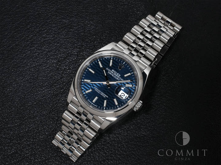 Rolex Datejust 36 Ref. 126200 Stainless Steel Blue Fluted Dial