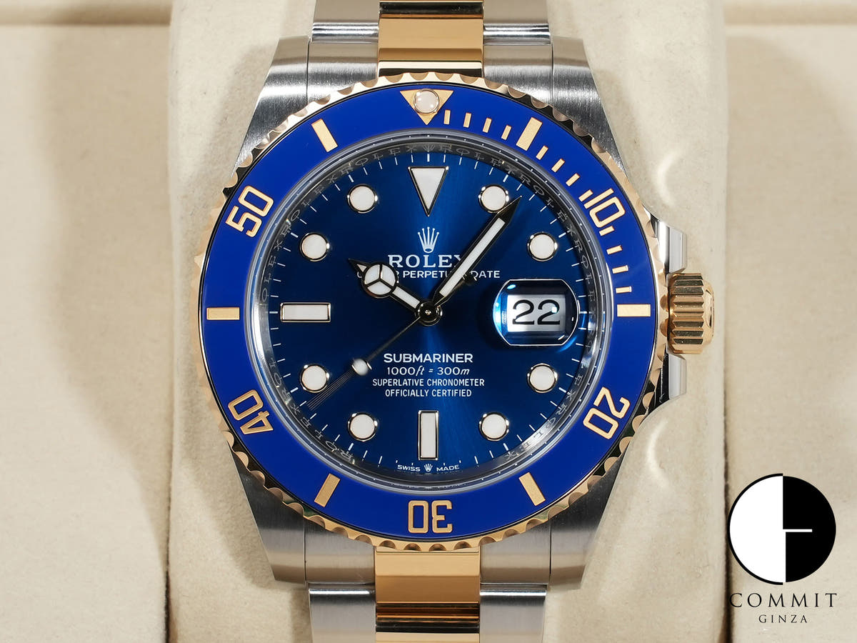 ロレックス サブマリーナー デイト Ref.126613LB ステンレススチール/イエローゴールド ブルー文字盤