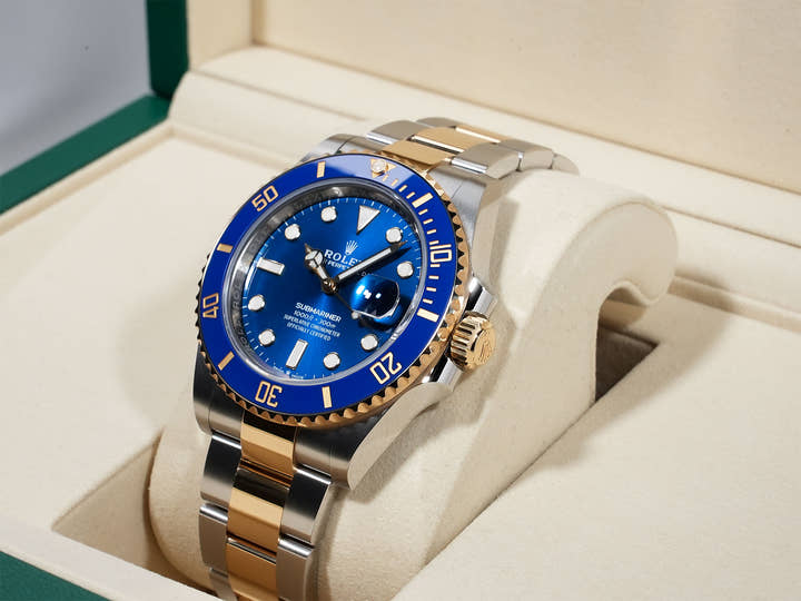 ロレックス サブマリーナー デイト Ref.126613LB ステンレススチール/イエローゴールド ブルー文字盤