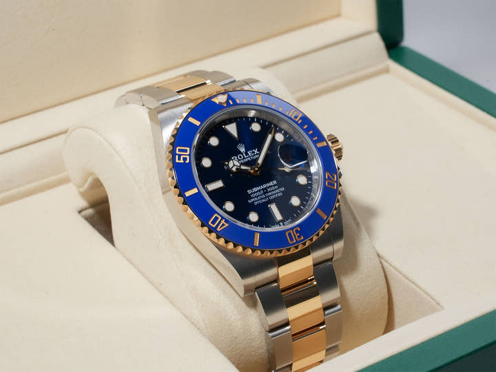 ロレックス サブマリーナー デイト Ref.126613LB ステンレススチール/イエローゴールド ブルー文字盤