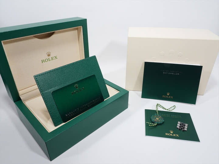 ロレックス スカイドゥエラー Ref.336934 ステンレススチール/ホワイトゴールド ホワイト文字盤 ジュビリーブレスレット