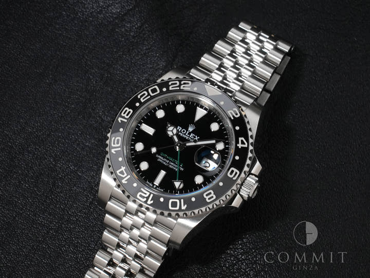 ロレックス GMTマスターII Ref.126710GRNR ステンレススチール ブラック文字盤 ジュビリーブレスレット