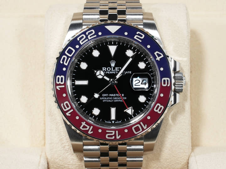 ロレックス GMTマスターII Ref.126710BLRO ステンレススチール ブラック文字盤 ジュビリーブレスレット