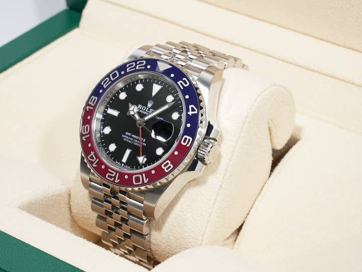 ロレックス GMTマスターII Ref.126710BLRO ステンレススチール ブラック文字盤 ジュビリーブレスレット
