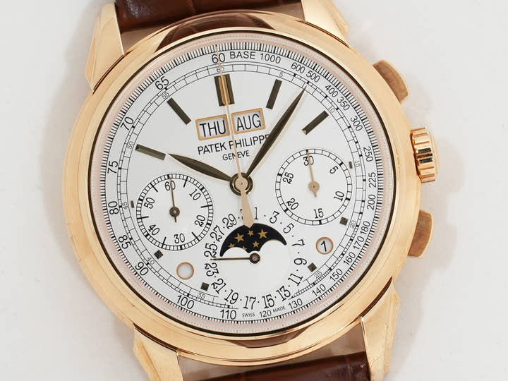 パテックフィリップ パーペチュアルカレンダー クロノグラフ Ref.5270J-001 イエローゴールド シルバーオパーリン文字盤