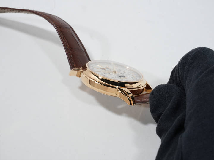 パテックフィリップ パーペチュアルカレンダー クロノグラフ Ref.5270J-001 イエローゴールド シルバーオパーリン文字盤