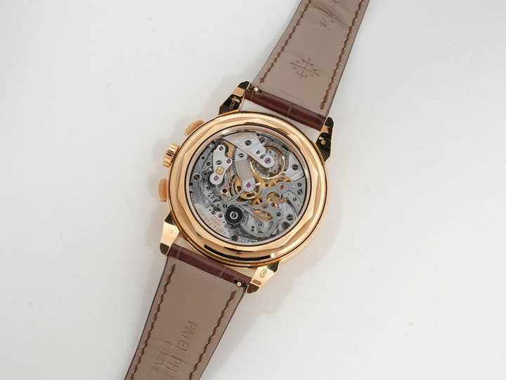 パテックフィリップ パーペチュアルカレンダー クロノグラフ Ref.5270J-001 イエローゴールド シルバーオパーリン文字盤