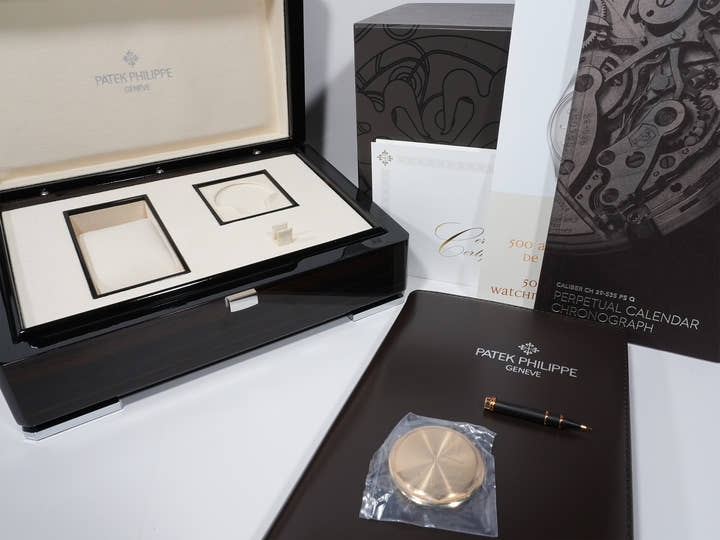 パテックフィリップ パーペチュアルカレンダー クロノグラフ Ref.5270J-001 イエローゴールド シルバーオパーリン文字盤