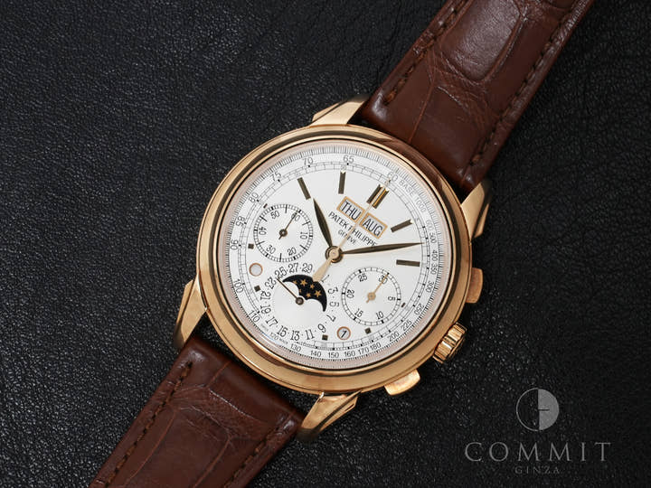 パテックフィリップ パーペチュアルカレンダー クロノグラフ Ref.5270J-001 イエローゴールド シルバーオパーリン文字盤