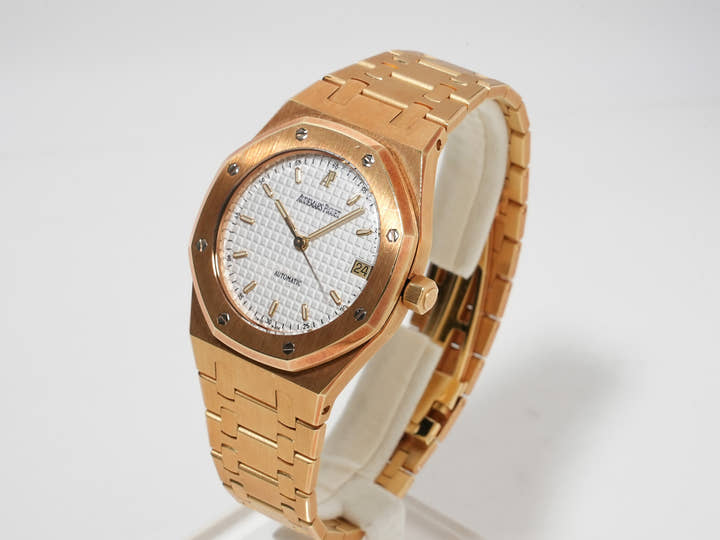 オーデマピゲ ロイヤルオーク Ref.14790BA.OO.0789BA.07 イエローゴールド ホワイト文字盤 中古 egp7pvdt