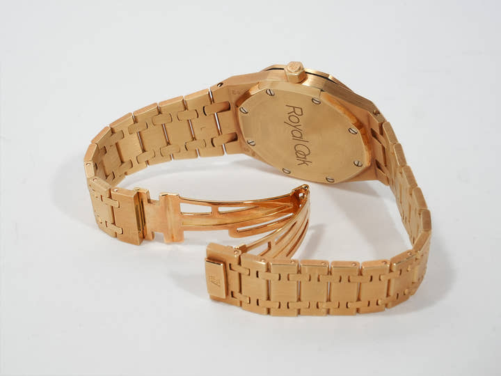 オーデマピゲ ロイヤルオーク Ref.14790BA.OO.0789BA.07 イエローゴールド ホワイト文字盤 中古 egp7pvdt