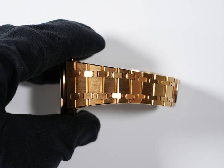 オーデマピゲ ロイヤルオーク Ref.14790BA.OO.0789BA.07 イエローゴールド ホワイト文字盤 中古 egp7pvdt