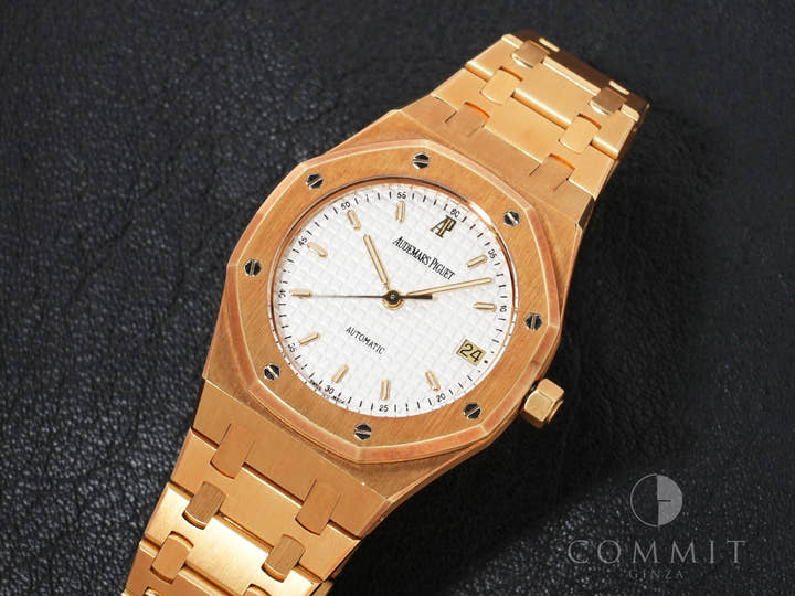 オーデマピゲ ロイヤルオーク Ref.14790BA.OO.0789BA.07 イエローゴールド ホワイト文字盤 中古 egp7pvdt