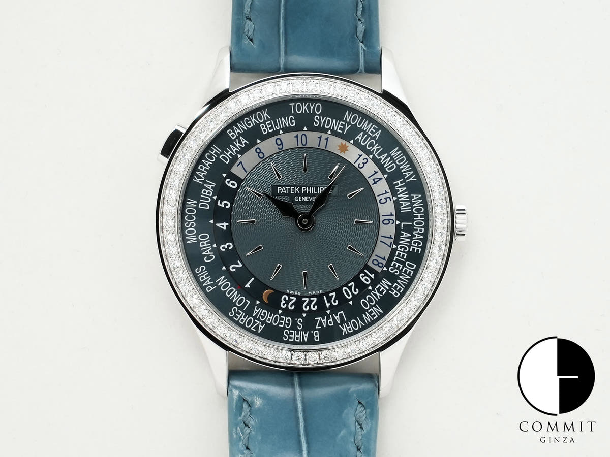 パテックフィリップ コンプリケーション ワールドタイム Ref.7130G-016 ホワイトゴールド ブルーグレー文字盤