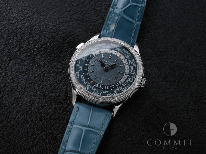 パテックフィリップ コンプリケーション ワールドタイム Ref.7130G-016 ホワイトゴールド ブルーグレー文字盤