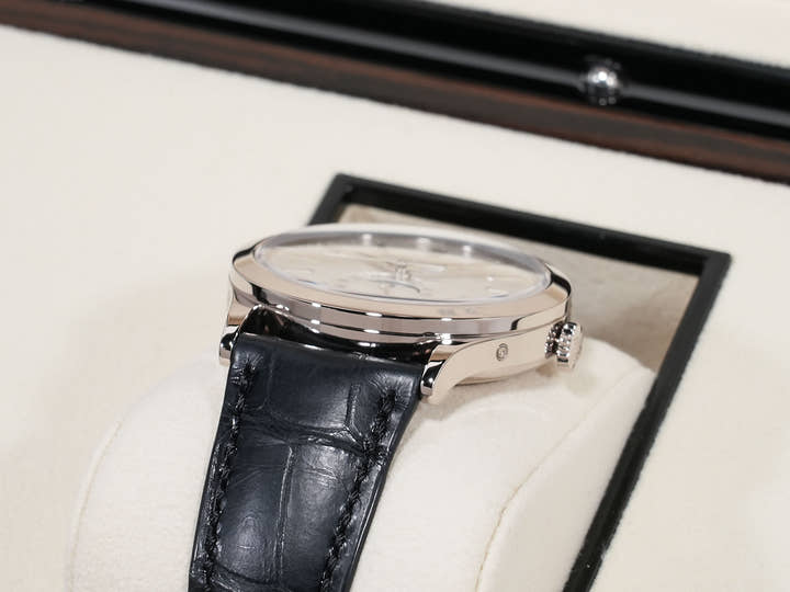 Patek Philippe Annual Calendar Moon Phase Ref. 5396G-011 White Gold Silver Opaline Dial
