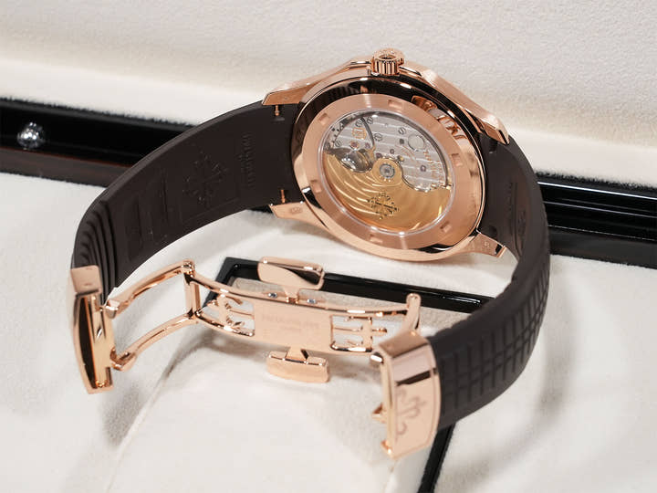 パテックフィリップ アクアノート Ref.5167R-001 ローズゴールド ブラウン文字盤