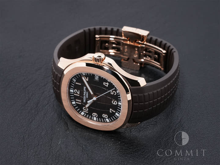 パテックフィリップ アクアノート Ref.5167R-001 ローズゴールド ブラウン文字盤