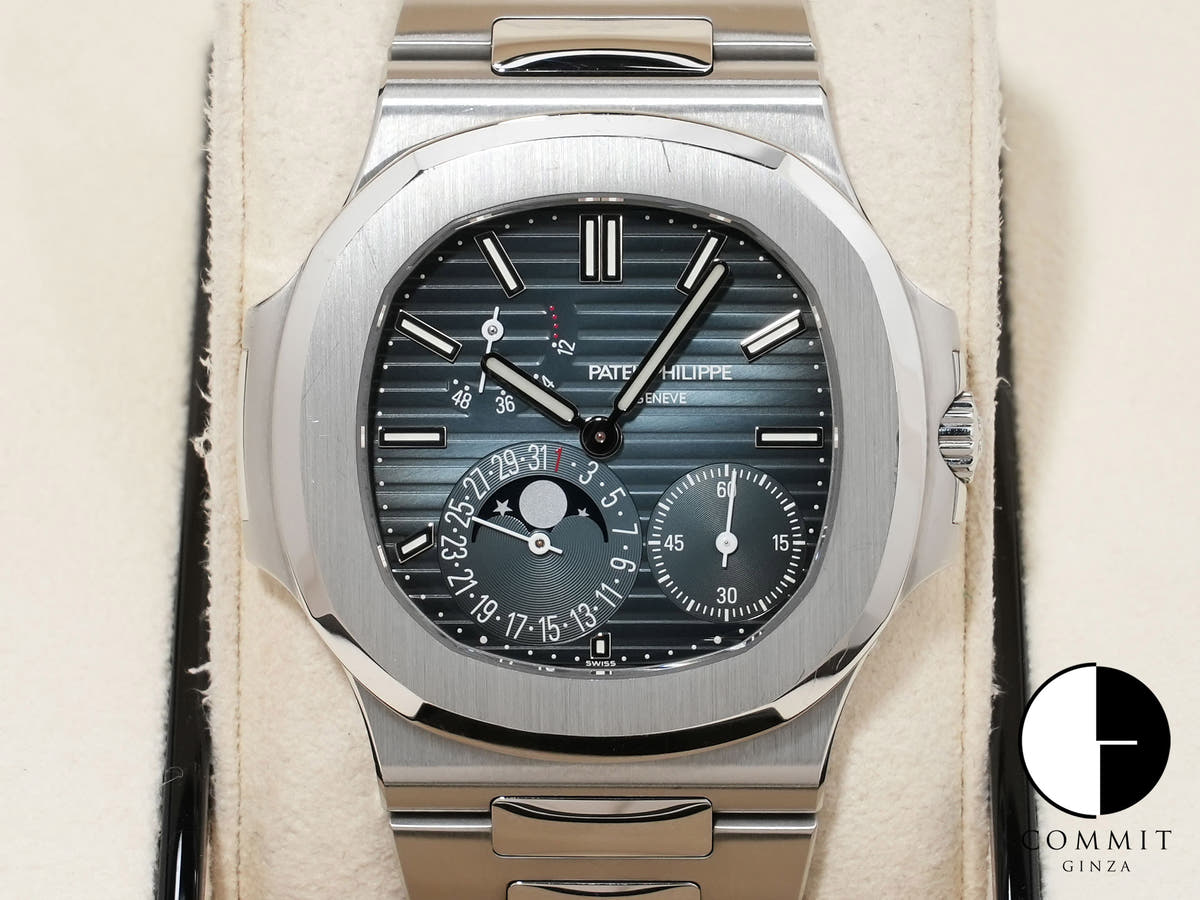 パテックフィリップ ノーチラス プチコンプリケーション Ref.5712/1A-001 ステンレススチール ブルー文字盤