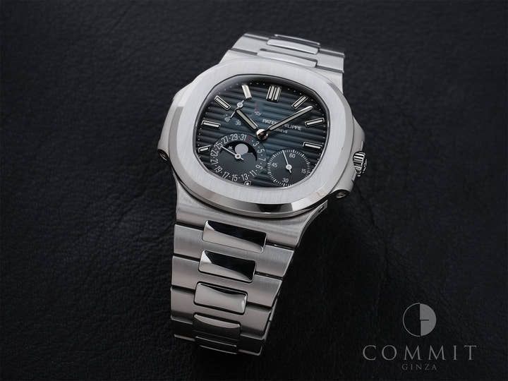 パテックフィリップ ノーチラス プチコンプリケーション Ref.5712/1A-001 ステンレススチール ブルー文字盤