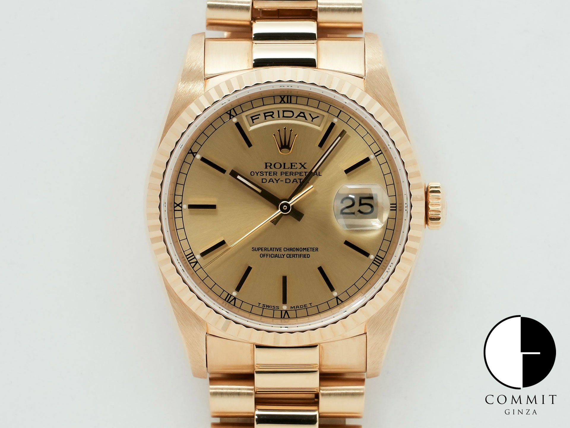 Rolex Day-Date 36 18238 Champagne Gold w2zxkzhs Used ｜高級