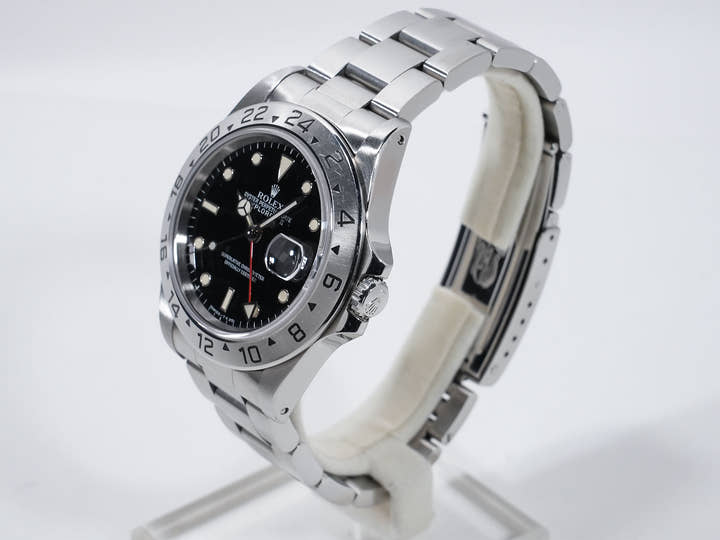 ロレックス エクスプローラーII Ref.16570 ステンレススチール ブラック文字盤