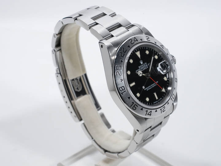 ロレックス エクスプローラーII Ref.16570 ステンレススチール ブラック文字盤