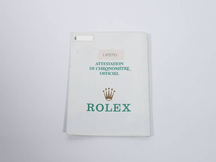 ロレックス エクスプローラーII Ref.16570 ステンレススチール ブラック文字盤